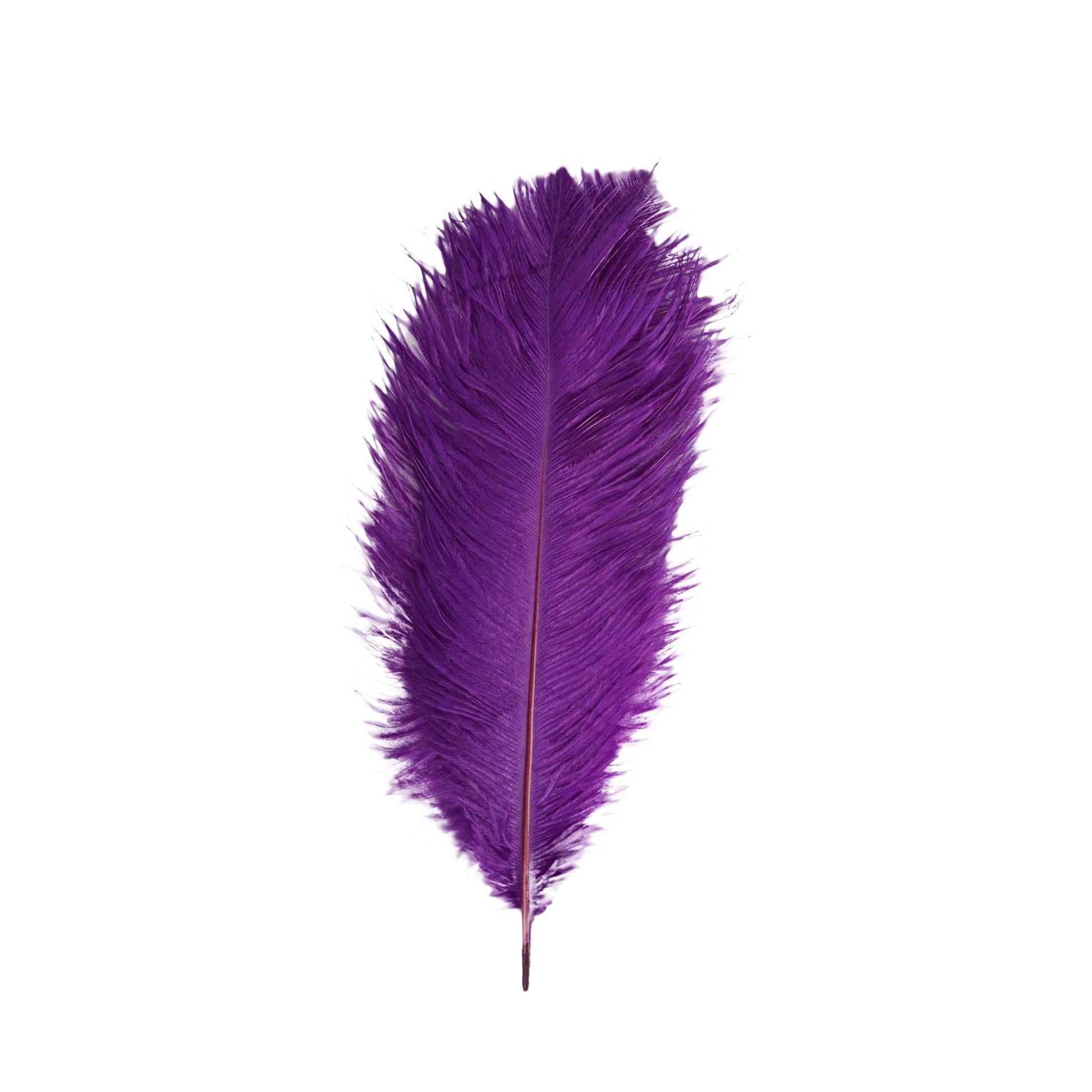 12 Pack | 13-15inch Purple Natural Plume Real Ostrich Feathers, DIY Centerpiece Fillers