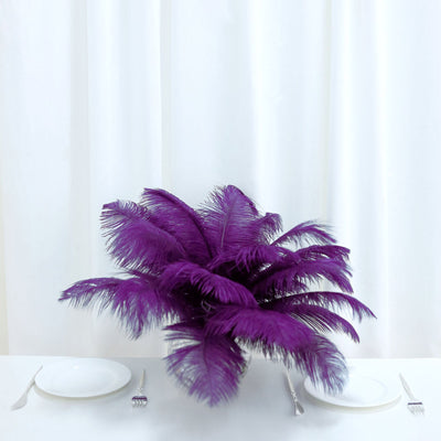 Elevate Your Event with Purple Ostrich Feathers
