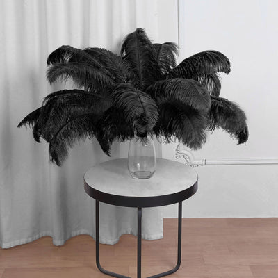 Elevate Your Centerpieces with Black Ostrich Feathers
