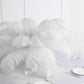 12 Pack | 24"-26" White Natural Plume Ostrich Feathers Centerpiece