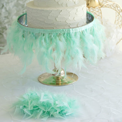 Elevate Your Decor with Mint Feather Trim