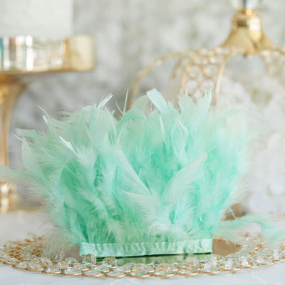 Versatile Applications of Mint Feather Trim