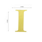 4 Pack - 5" Metallic Gold Alphabet Stickers Banner, Customizable Stick on Gold Letters - I