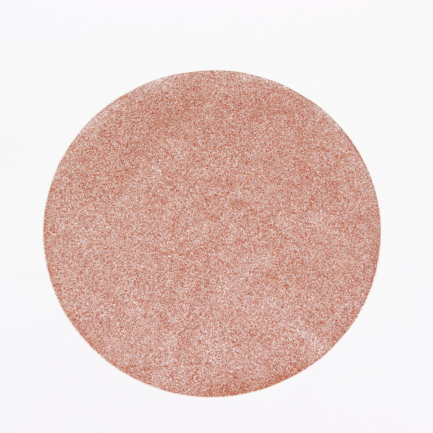 Blush Rose Gold Glitter Non Slip Table Mats 6 Pack Set#whtbkgd