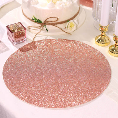 Versatility of Rose Gold Sparkle Placemats