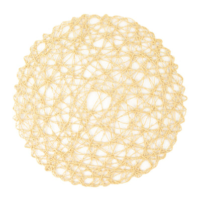 Stylish Elegance with Beige Woven Fiber Placemats