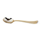 7" Metallic Gold Heavy Duty Plastic Spoon - 25 Pack