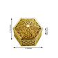 Gold 3 Inch Vintage Hexagon Candy Treat Boxes Gift Container 12 Pack