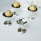 12 Pack 2 Inch Silver Dessert Cup Candy Dishes Mini Treat Pedestal Stands
