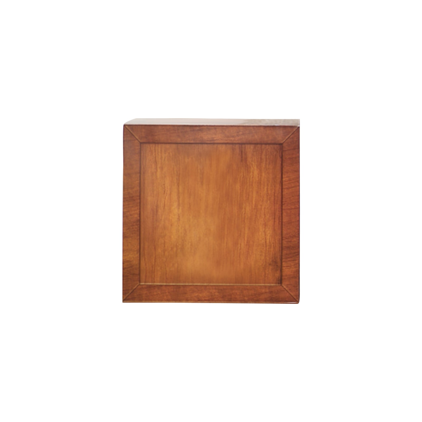 Wood grain brown DIY prop balloon box for baby shower decorations.