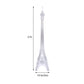 5FT Color Changing LED Metal Eiffel Tower in shimmering silver