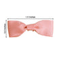 Dusty rose grosgrain ribbon bow, 1.5 inches, perfect for party favors and decor.