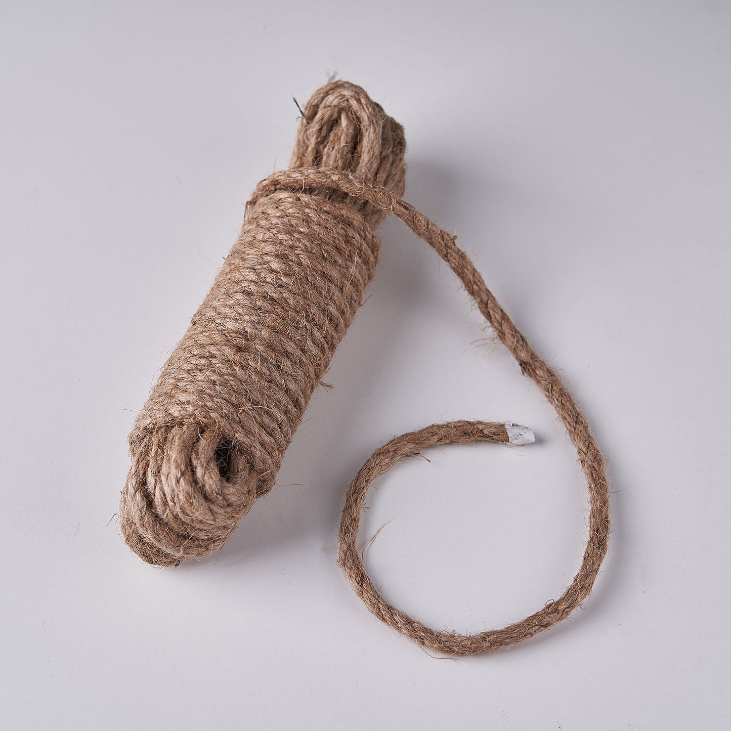 Natural jute rope twine string, 33FT, 8mm for DIY crafts.