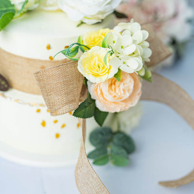 Versatile Crafting with Wired Burlap Ribbon