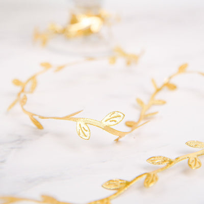 Versatile Uses of Olive Gold Leaf Ribbon Trim