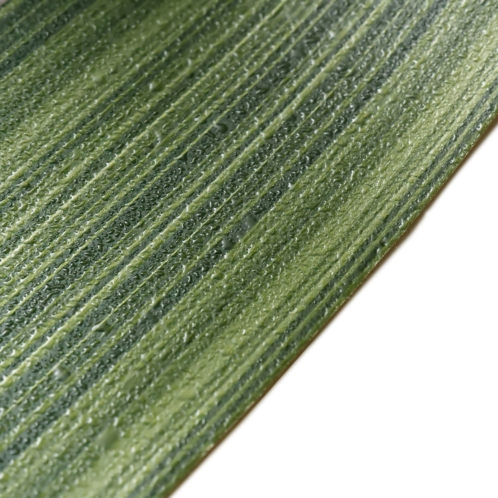 4" Green Ti Leaf Satin Ribbon Wrap for Floral DIY Crafts