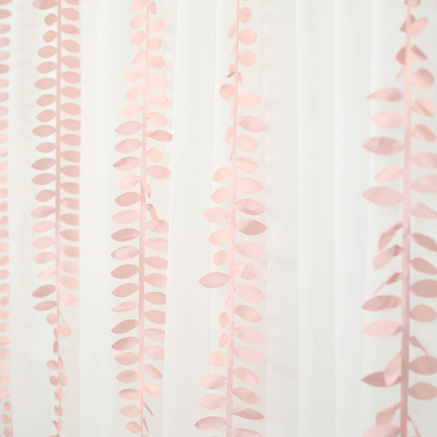 Dusty rose leaf petal taffeta ribbon sash for DIY fabric garlands.
