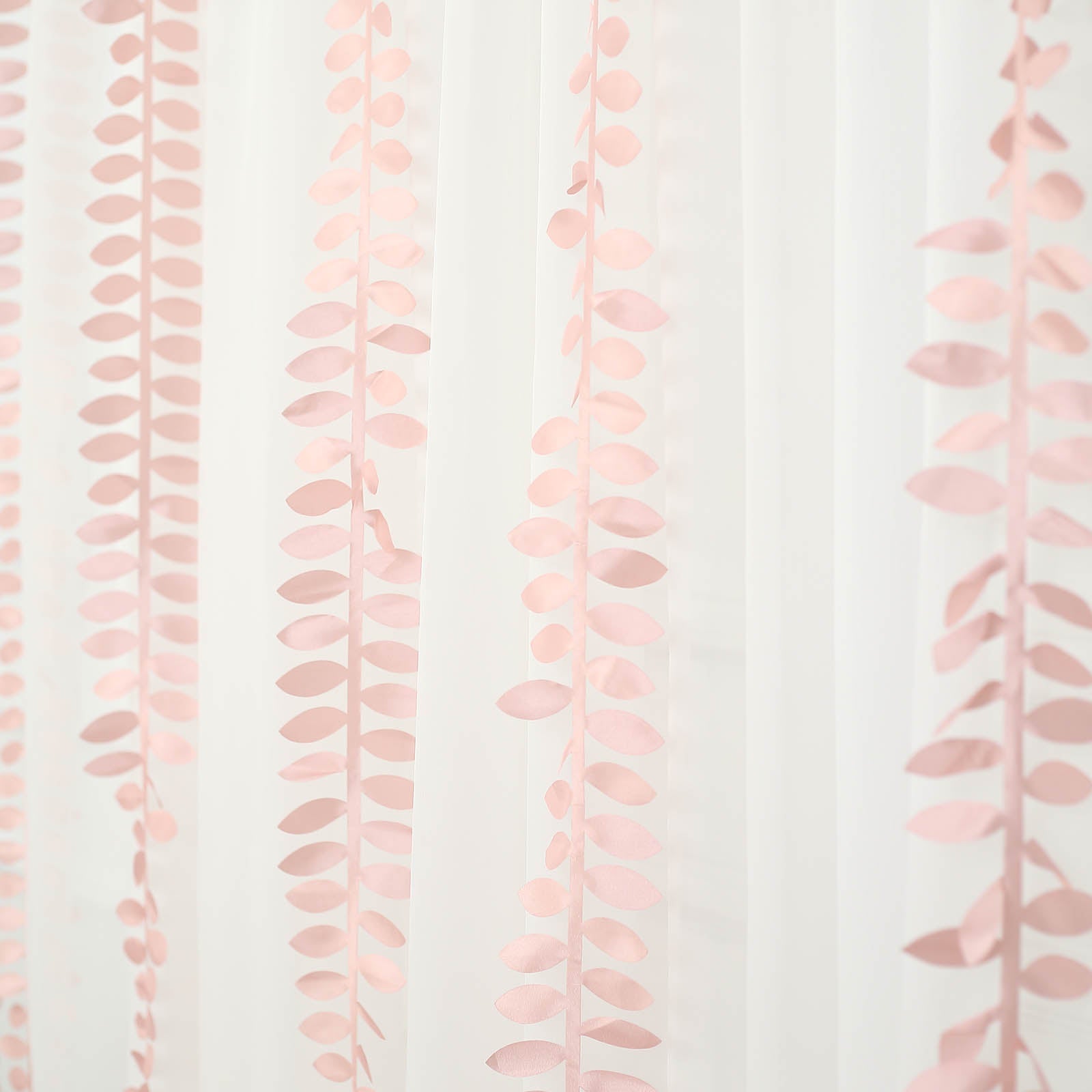 Dusty rose leaf petal taffeta ribbon sash for DIY fabric garlands.