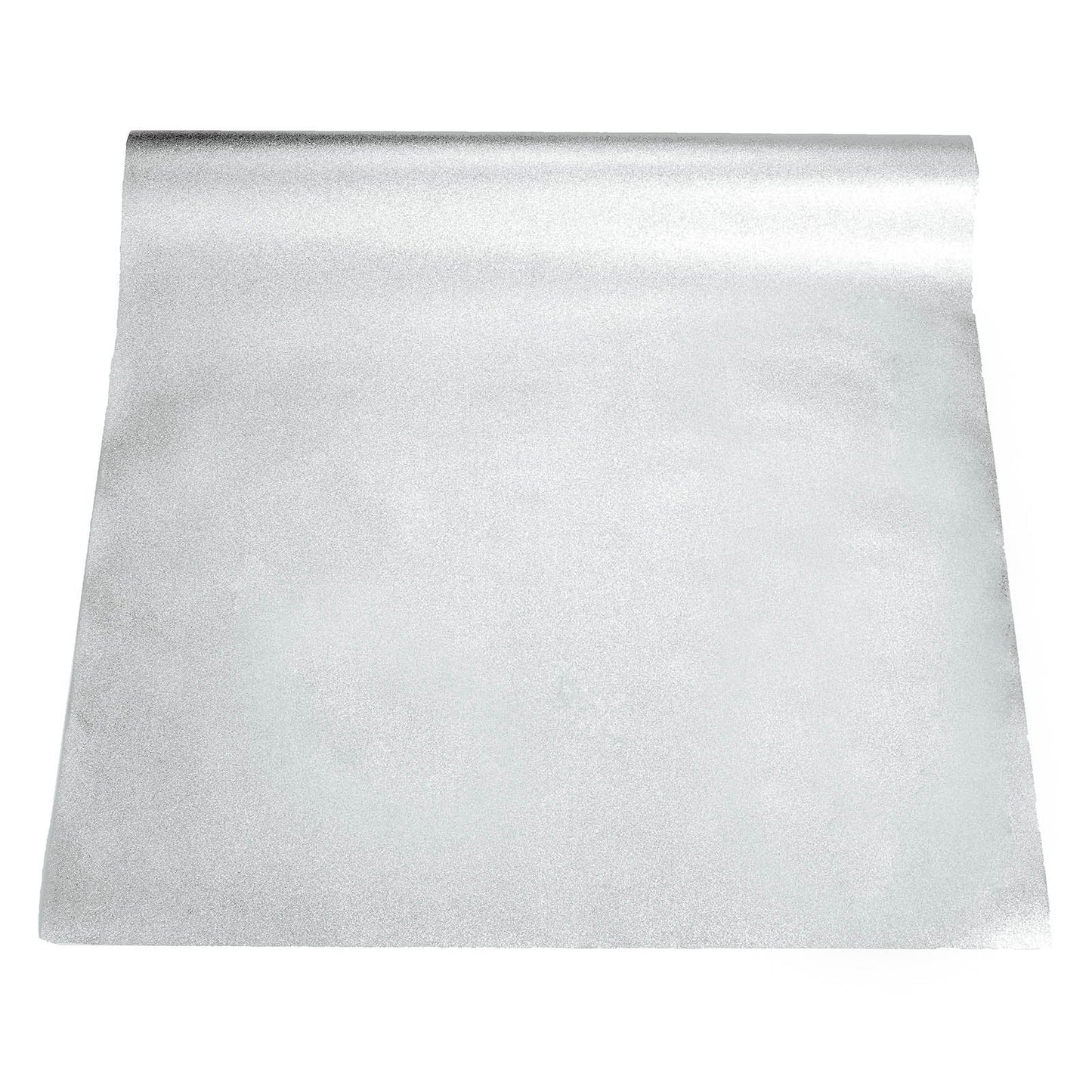 Sparkle Glitter Non Woven 3 Feet x 50 Feet Red Carpet Aisle Runner in Silver Color #whtbkgd