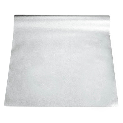 Sparkle Glitter Non Woven 3 Feet x 50 Feet Red Carpet Aisle Runner in Silver Color #whtbkgd