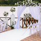 3 Feet x 50 Feet White Glitter Aisle Runner 