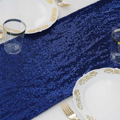 Elevate Your Tablescape with Royal Blue Sequin