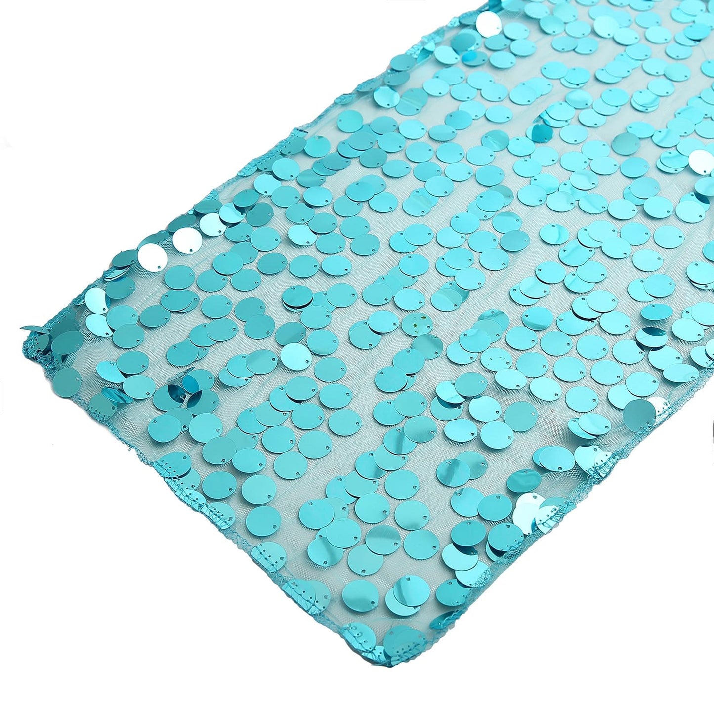 13x108inch Turquoise Big Payette Sequin Table Runner