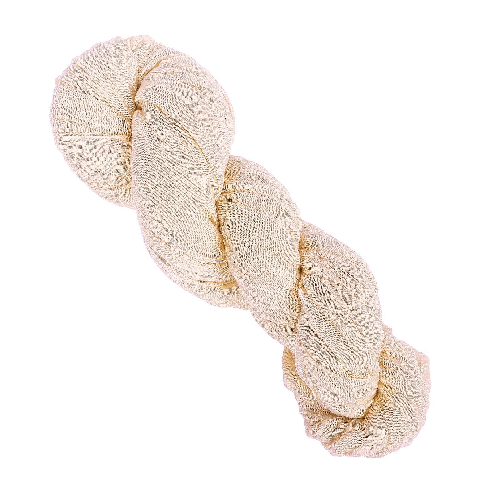 10 Feet Blush & Rose Gold Colored Gauze Cheesecloth Table Runner 