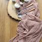 Dusty Rose Color Gauze Cheesecloth Table Runner 10 Feet