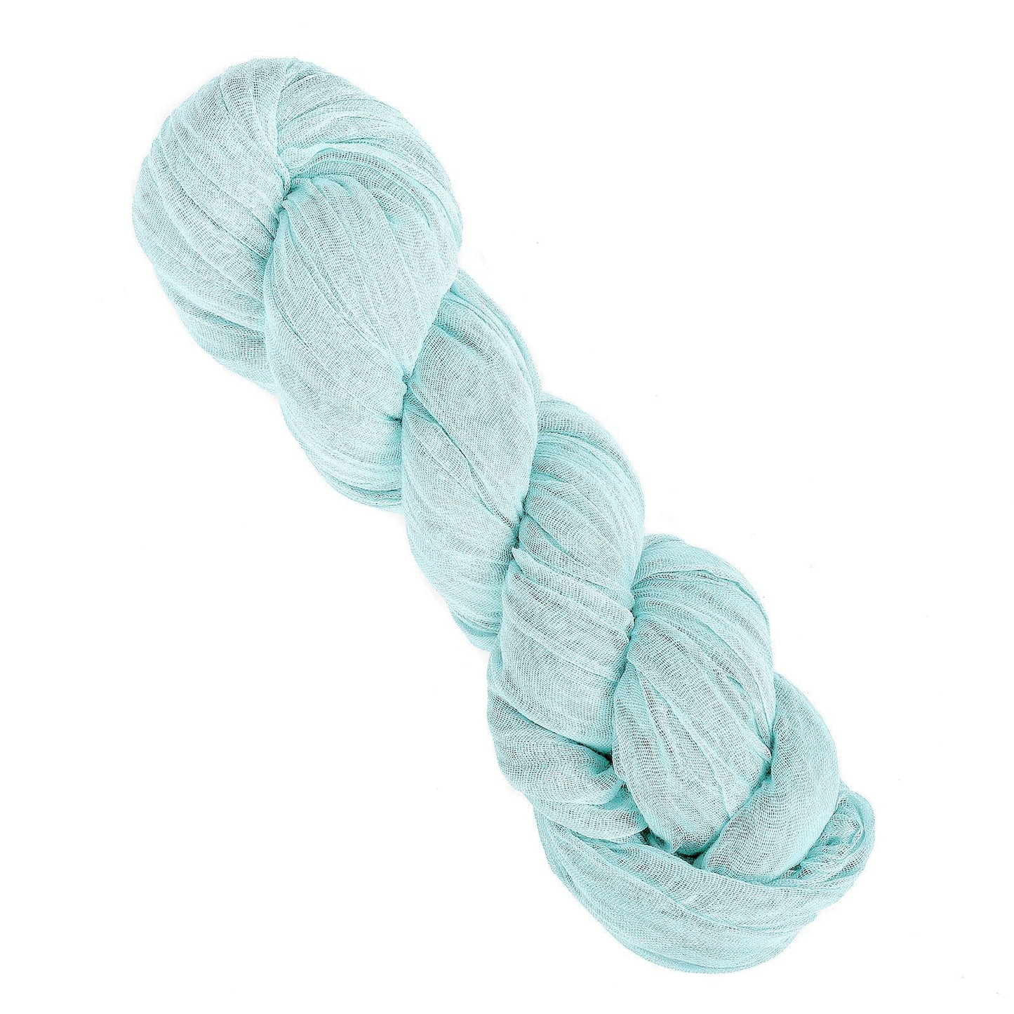 10 Feet Baby Blue Colored Gauze Cheesecloth Table Runner 