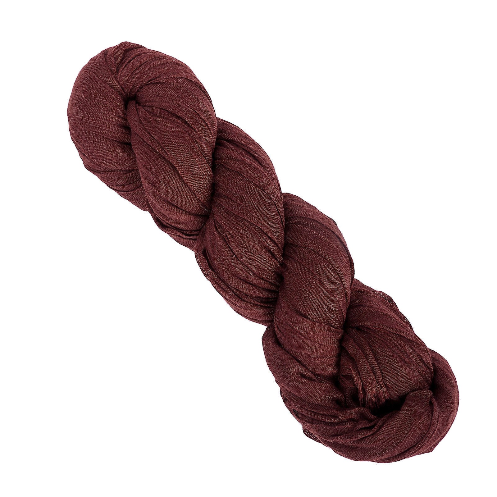 10 Feet Burgundy Colored Gauze Cheesecloth Table Runner 