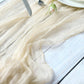 Cream Color Gauze Cheesecloth Table Runner 10 Feet