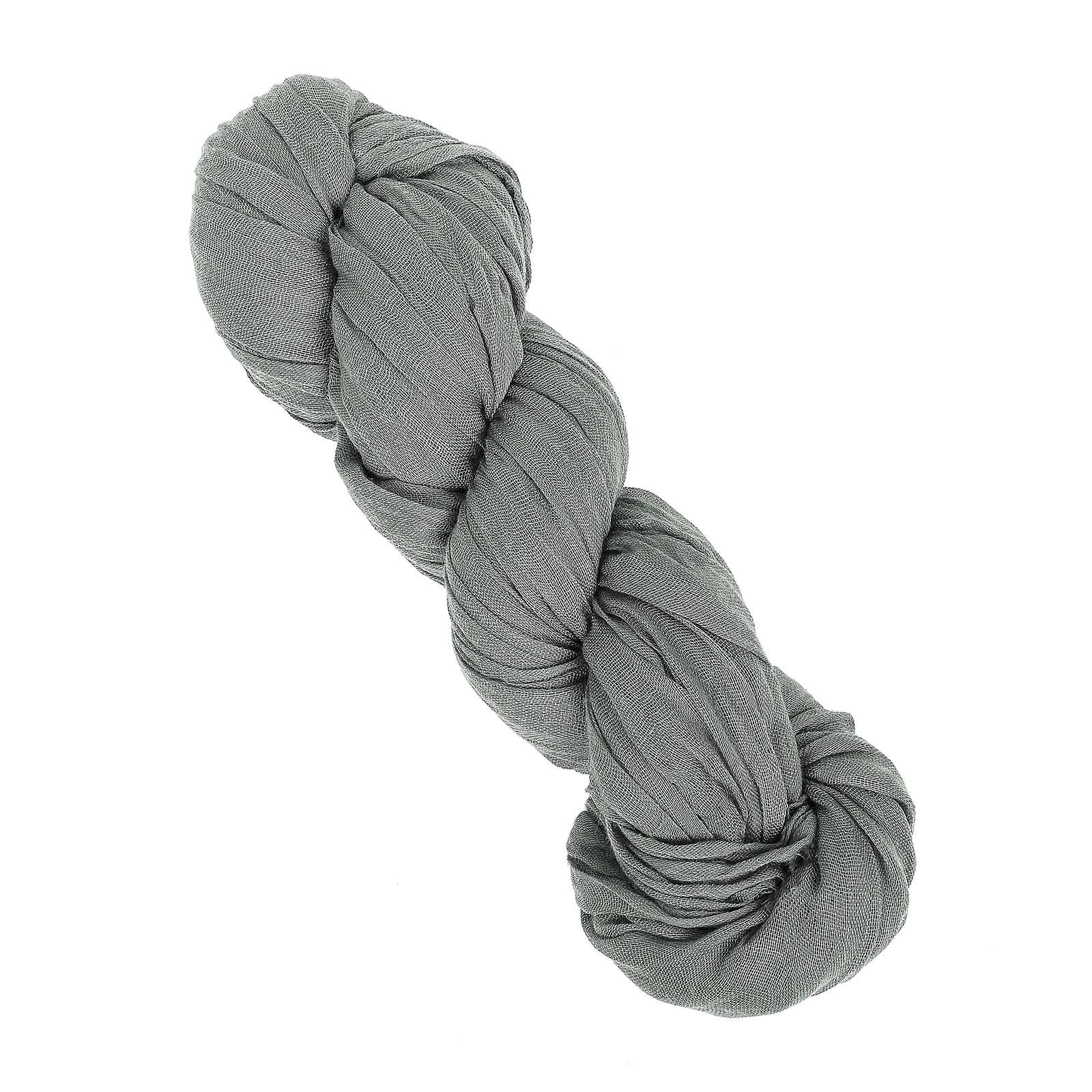 Gauze Cheesecloth Table Runner in Gray 10 Feet