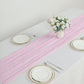 Boho Table Runner 10 Feet Pink