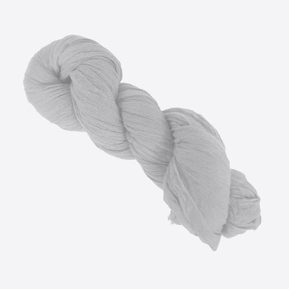 10 Feet Silver Colored Gauze Cheesecloth Table Runner 