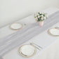 Silver 10 Feet Gauze Cheesecloth Table Runner