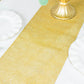 10x108inch Shiny Gold Crystal Rhinestone DIY Table Runner, Diamond Mesh Ribbon Bling Roll