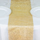 10"x108" Gold Diamond Rhinestone Mesh Table Runner, Crystal Rhinestone Ribbon Bling Roll