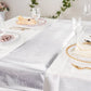 9Ft Silver Table Runner for Glamorous Dining Decor