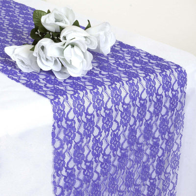 Versatility of the Royal Blue Floral Lace Table Runner