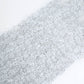 Silver sequin mesh lace table runner for wedding decoration. #whtbkgd