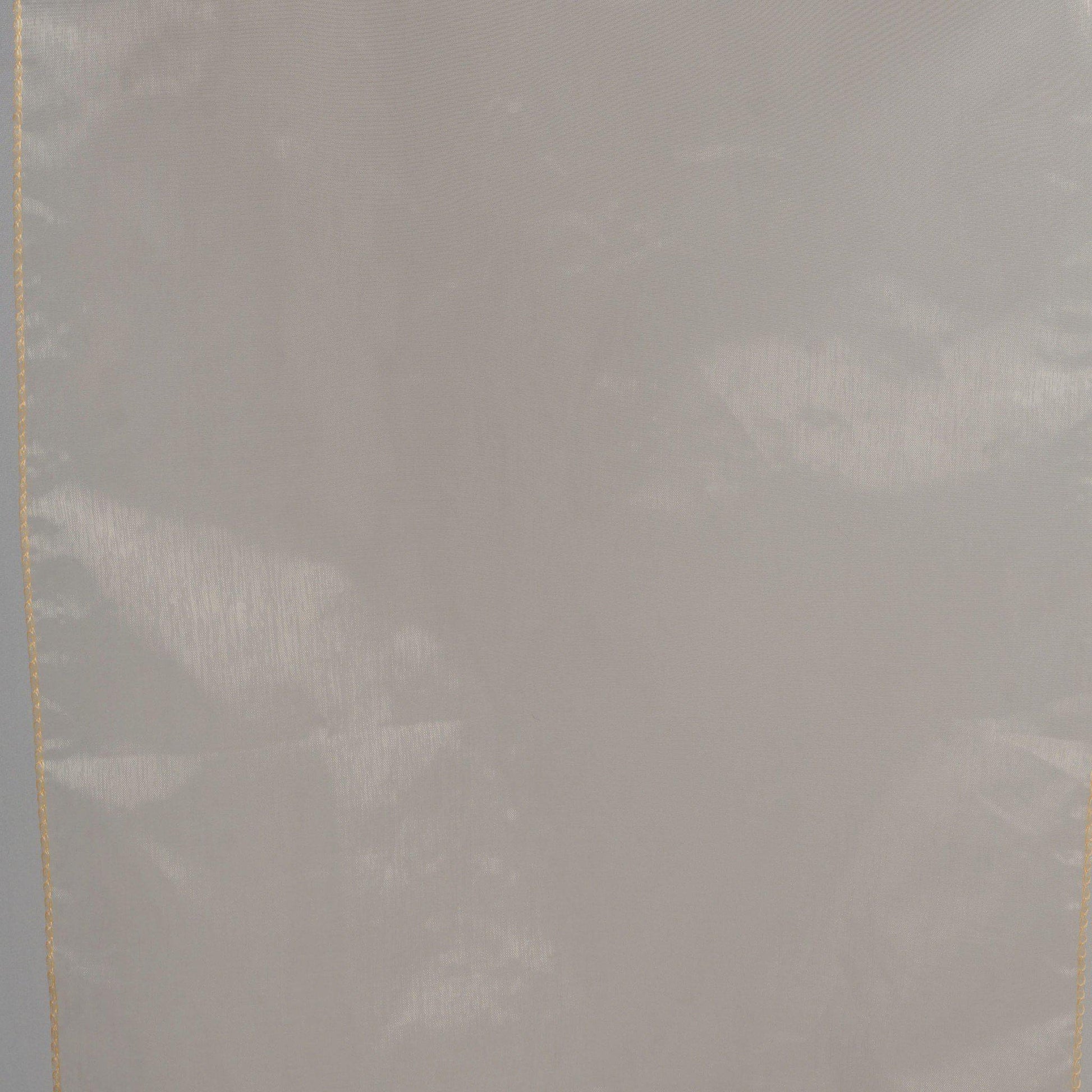 Peach sheer organza table runner, 14"x108", perfect for elegant table settings.