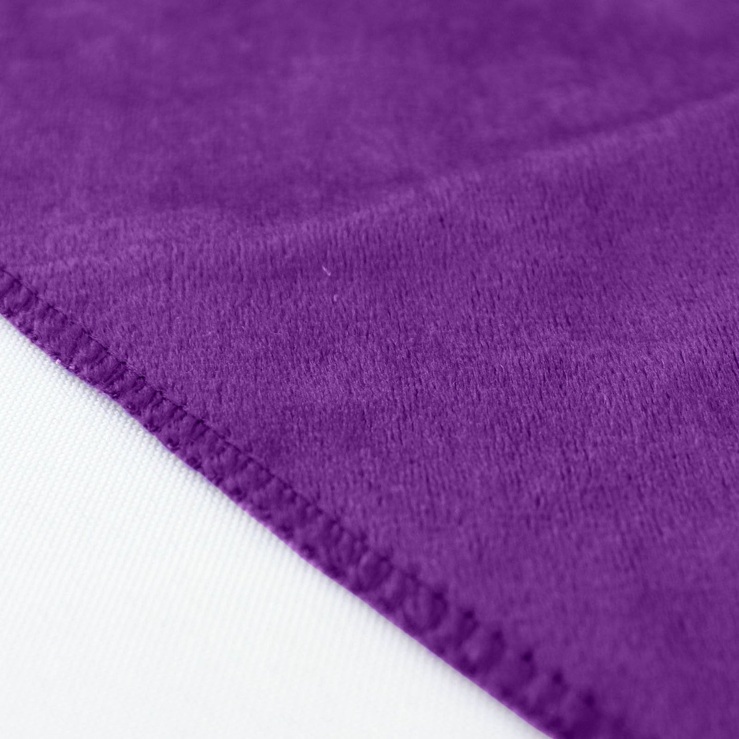 Premium Seamless Sheen Finish Purple Velvet Reusable 12 Inch x 108 Inch Table Runner