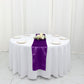 Seamless Purple Velvet Sheen Finish Reusable Premium Table Runner 12 Inch x 108 Inch