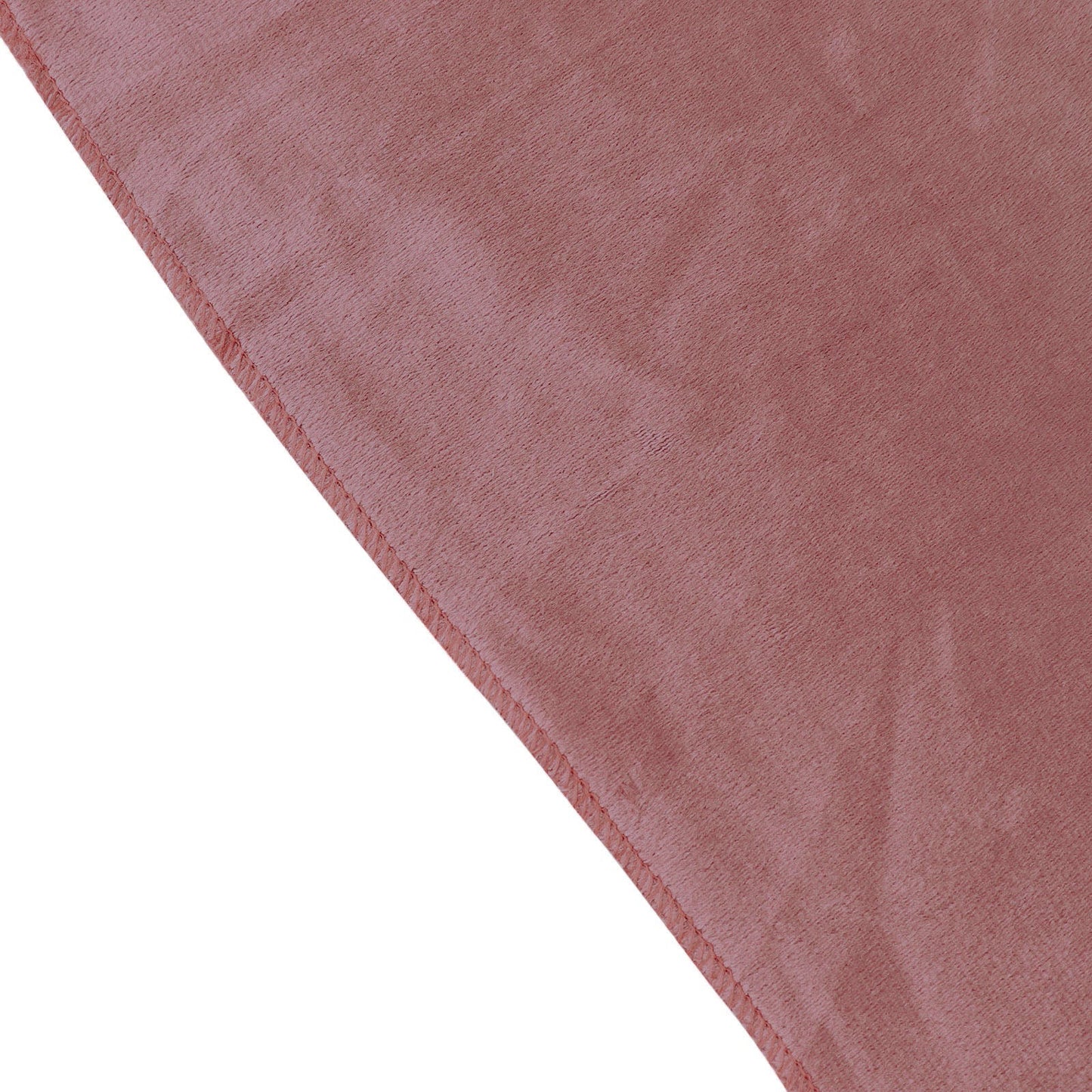 12 Inch x 108 Inch Sheen Finish Reusable Premium Seamless Dusty Rose Velvet Table Runner 