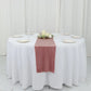 12 Inch x 108 Inch Sheen Finish Reusable Premium Seamless Dusty Rose Velvet Table Runner 
