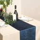 12" x 108" | Navy Blue | Premium Velvet Table Runner