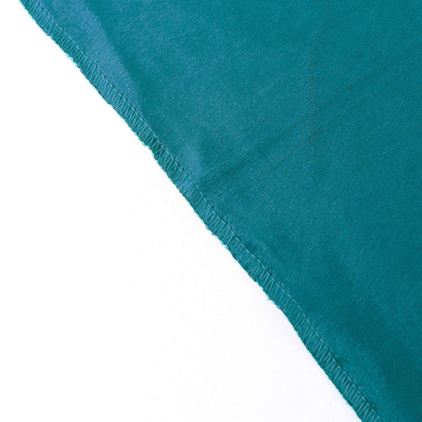 Premium Seamless Sheen Finish Peacock Teal Velvet 12 Inch x 108 Inch Table Runner