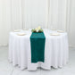 Seamless Peacock Teal Velvet Sheen Finish Premium Table Runner 12 Inch x 108 Inch