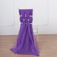 5 Pack | 22x78 inches Purple DIY Premium Designer Chiffon Chair Sashes